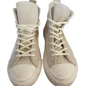 PF FLyer All American Suede & Rubber in Salt-High Top-W 8, M 6.5